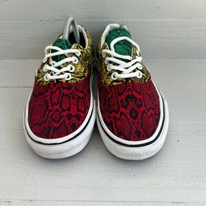 Women's Size 6 - VANS Era Multicolored Snake Sneakers
